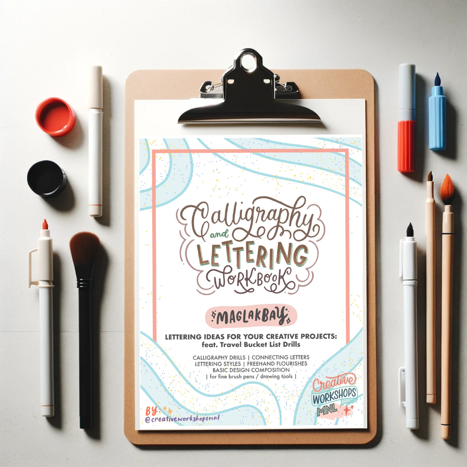 Workbook # 8 Calligraphy & Lettering: MAGLAKBAY - Creative Workshops MNL
